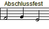 Abschlussfest 