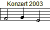 Konzert 2003