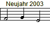 Neujahr 2003